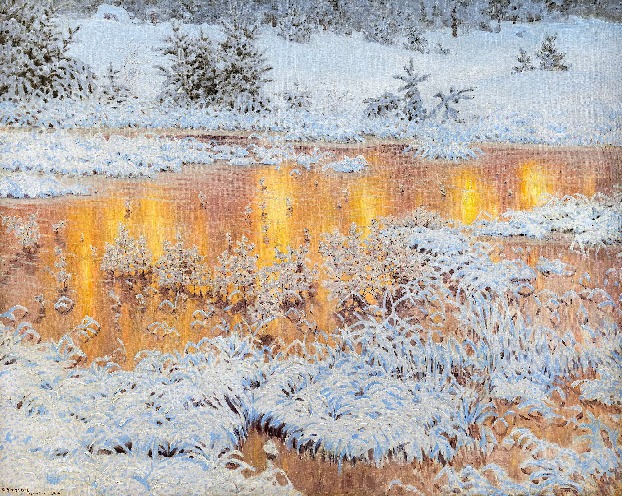 구스타프 피에스타드(Gustaf Fjaestad), 스웨덴, 화가, 1868-1948