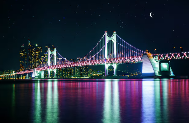 부산 바다 야경