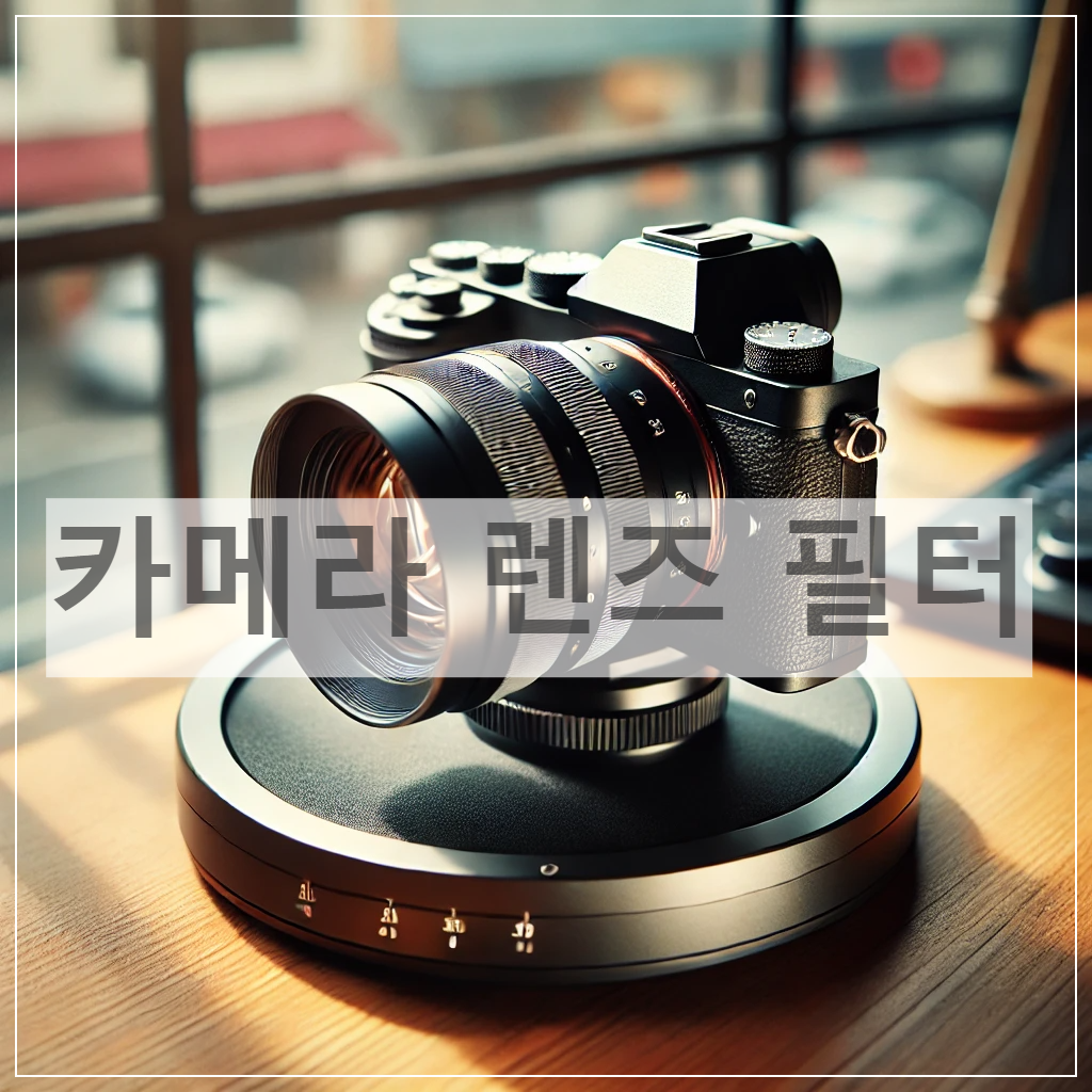 카메라 렌즈 필터, 지금 써보세요!