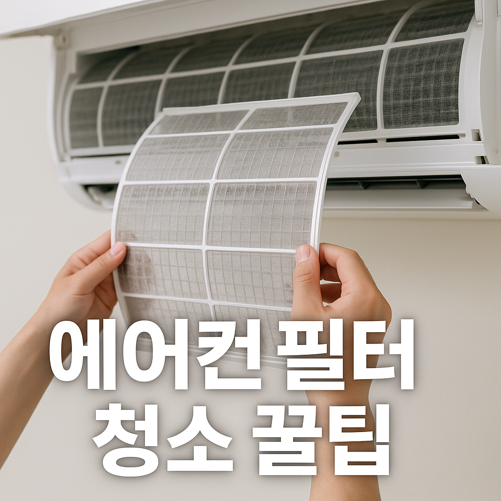 에어컨 필터 청소 꿀팁 관련 이미지