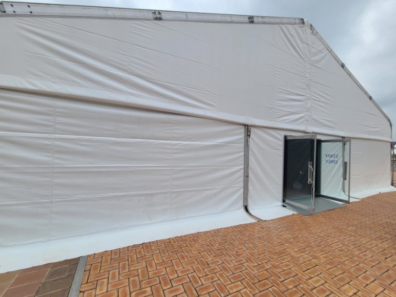대구, 경상북도, 경남전시관 대여업체에 야외행사에 필요한 텐트 전시 부스 설치 24