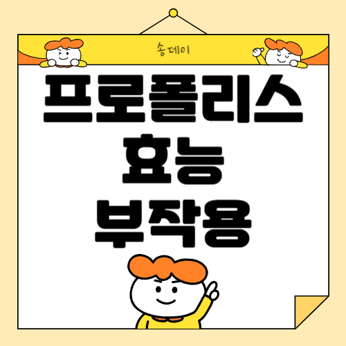 프로폴리스의 효능 및 부작용 총정리