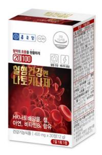 종근당 혈행건강엔 나토키나제 12g&#44; 30정&#44; 1개