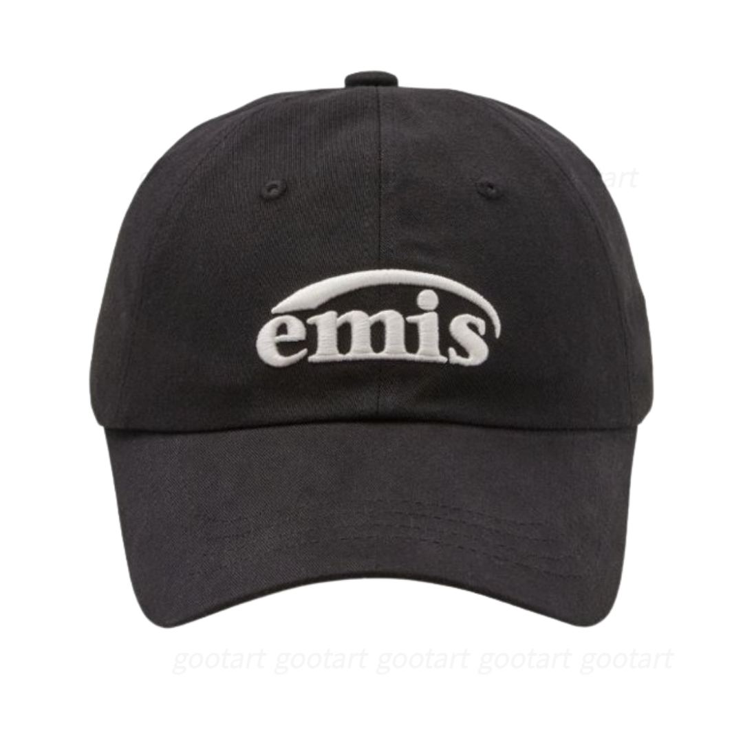 EMIS FOOT PRINT BALL CAP BLACK