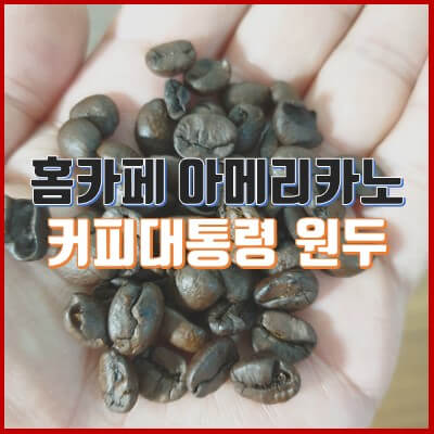  커피 대통령 블라질 산토스 NO2 원두 1kg, 홈카페 아메리카노 한잔~