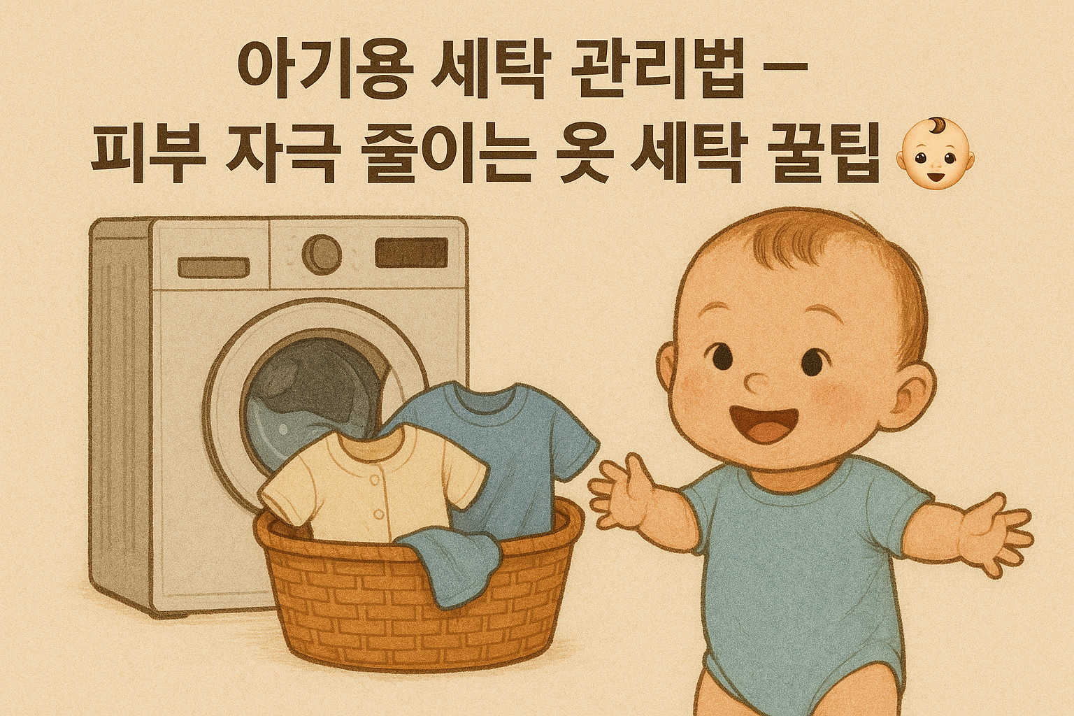 아기 옷 세탁