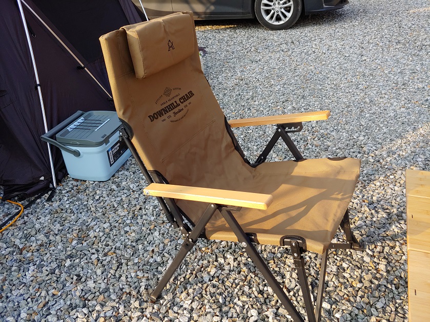 갈색-캠핑의자