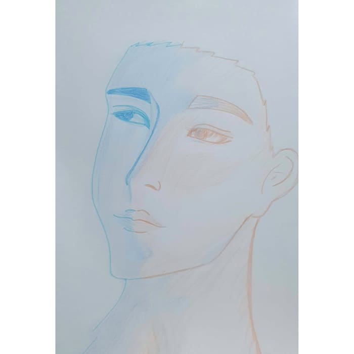  블루 라이트 Blue Light 일러스트 그림 드로잉 2020