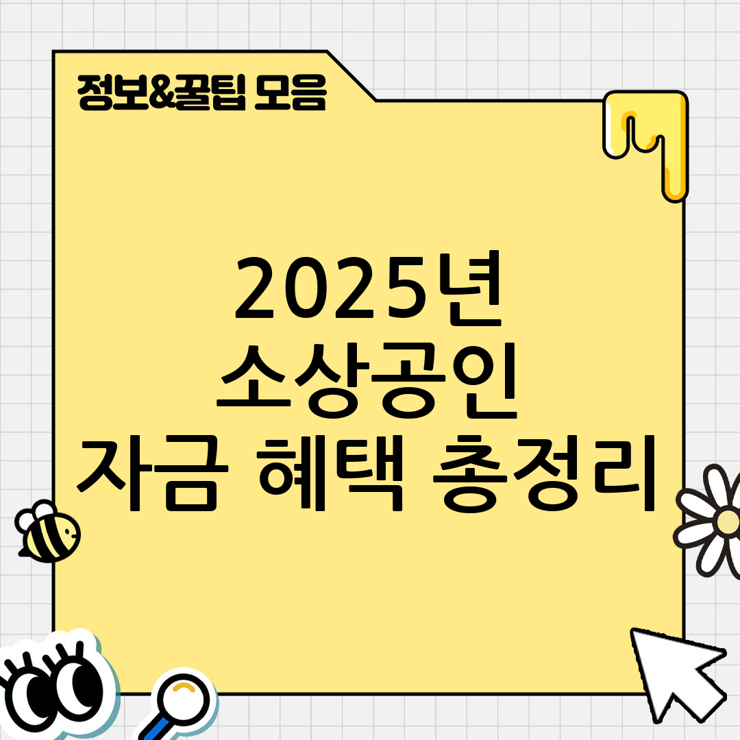 2025년 소상공인 자금