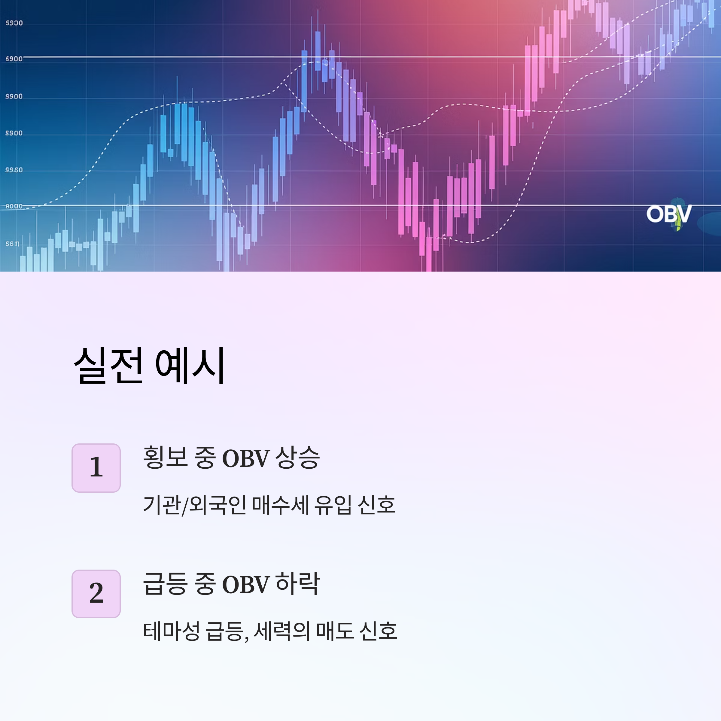 OBV 지표? 스마트머니 따라가는 비밀 무기