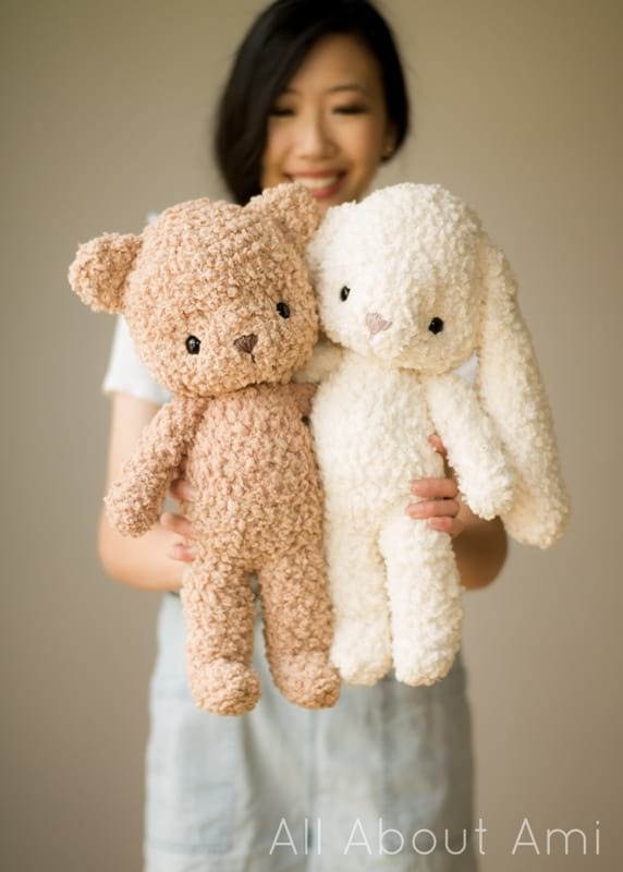  [코바늘] Fleece Teddy and Bunny 도안