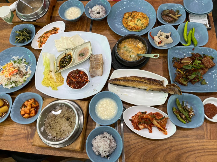 흑룡산촌두부 촌두부 정식 모습