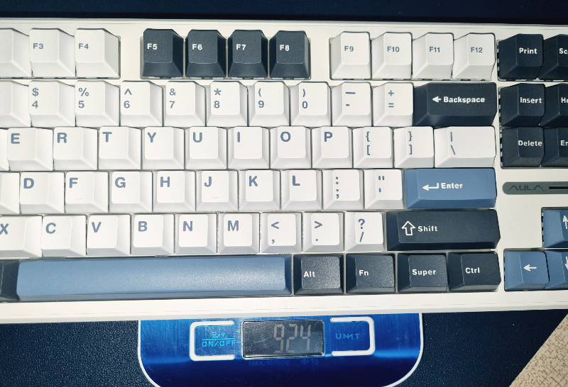 AULA F87 Pro 무게