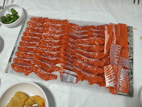 강원도 원주 맛집 평창송어 3인분