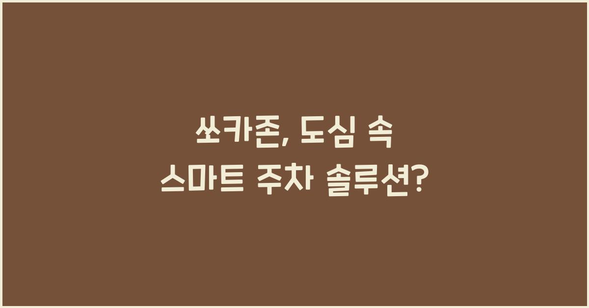 쏘카존