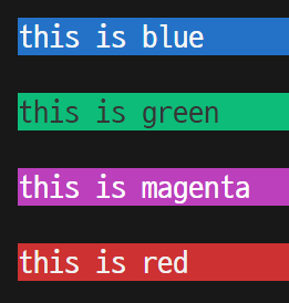 colorama Back