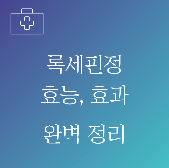 록세핀정