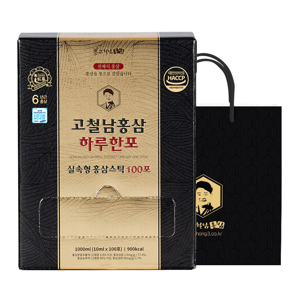 고철남홍삼 하루 한포&#44; 1000ml&#44; 1개