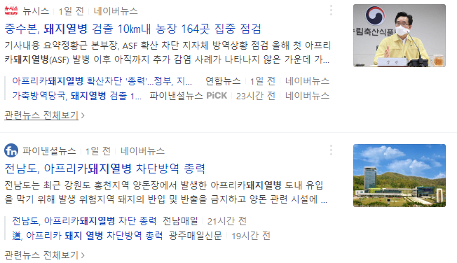  올해 첫 돼지열병 발생! 관련주는 무엇?