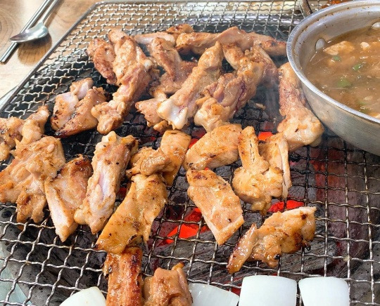 춘천 닭갈비집 '원조숯불닭불고기'