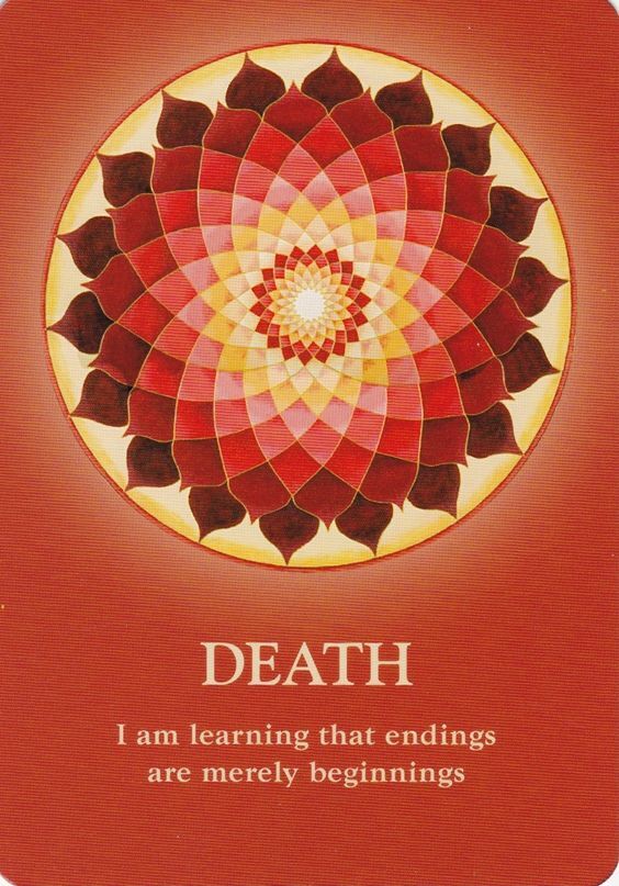 The Soul&#39;s Journey Lesson Cards Death 죽음 해석