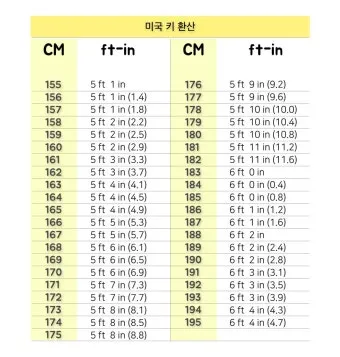 미국에서 사람 키 피트 5피트 10피트 얼마일까_6