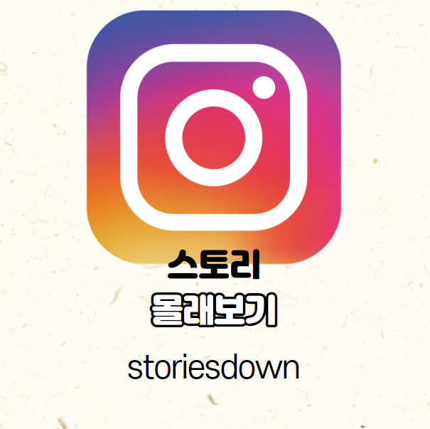  storiesdown 인스타 스토리 몰래보기 사용법