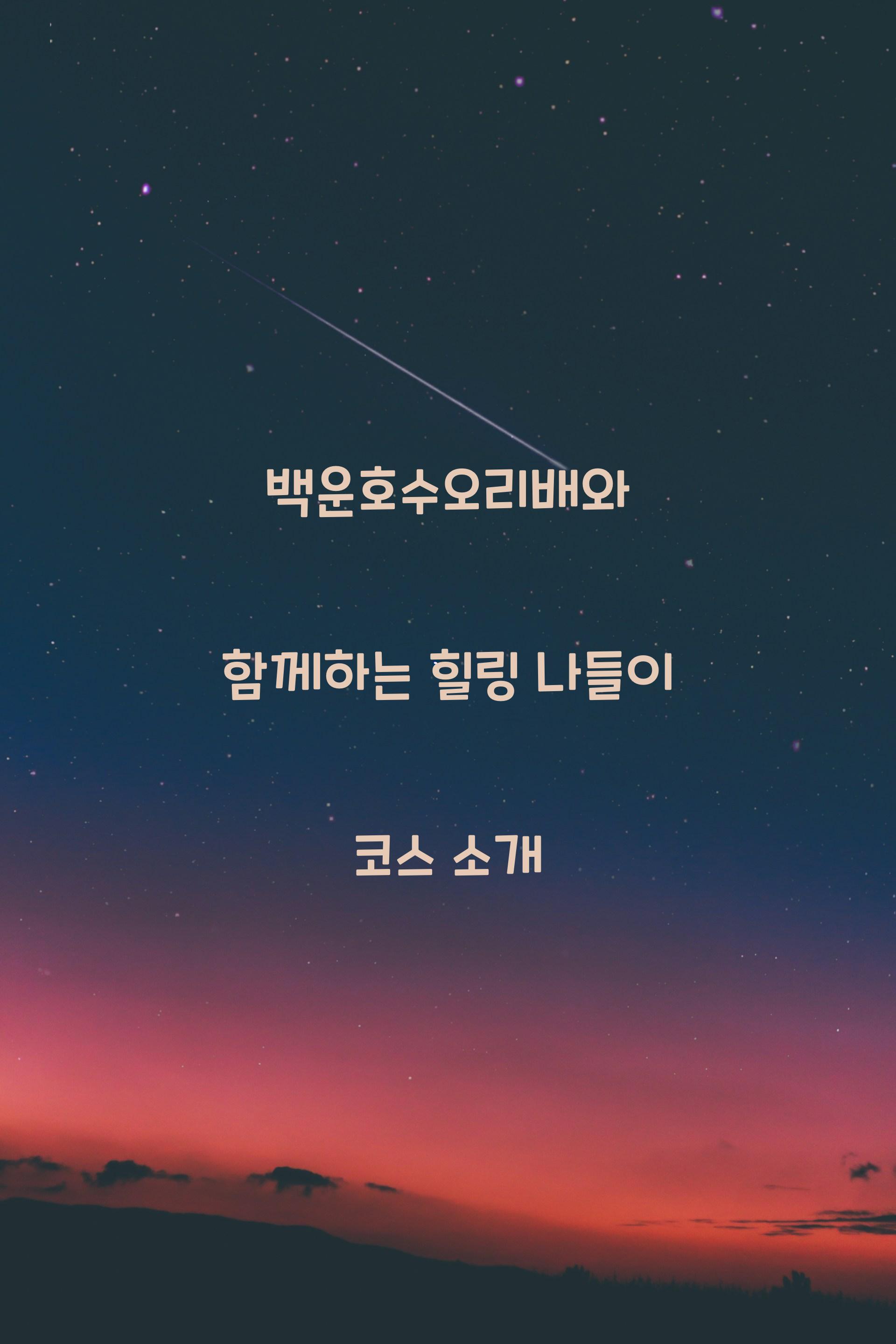 백운호수오리배