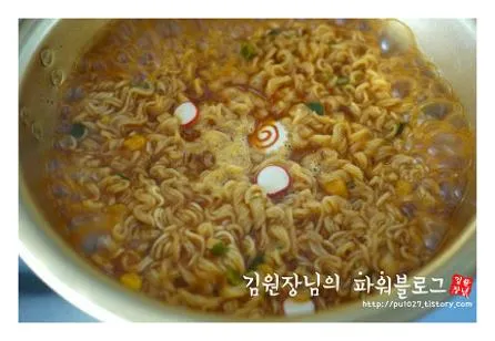 육개장 봉지라면