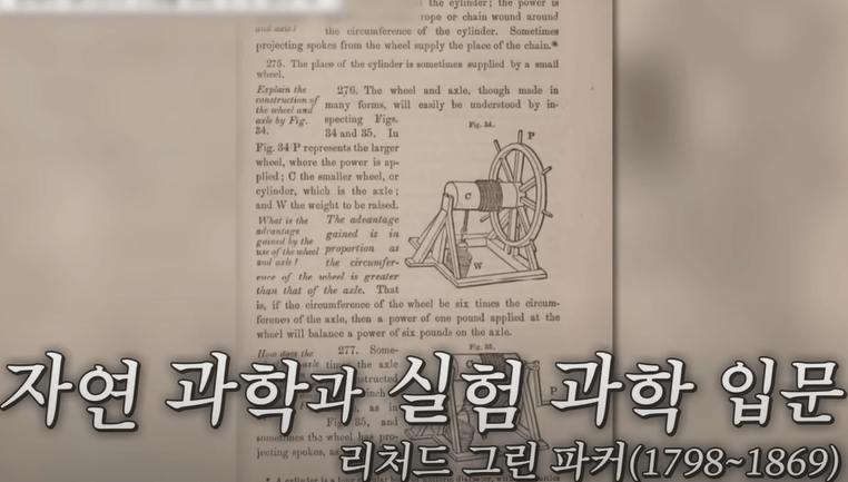 리처드 그린 파커가 쓴 '자연 과학과 실험 과학 입문'