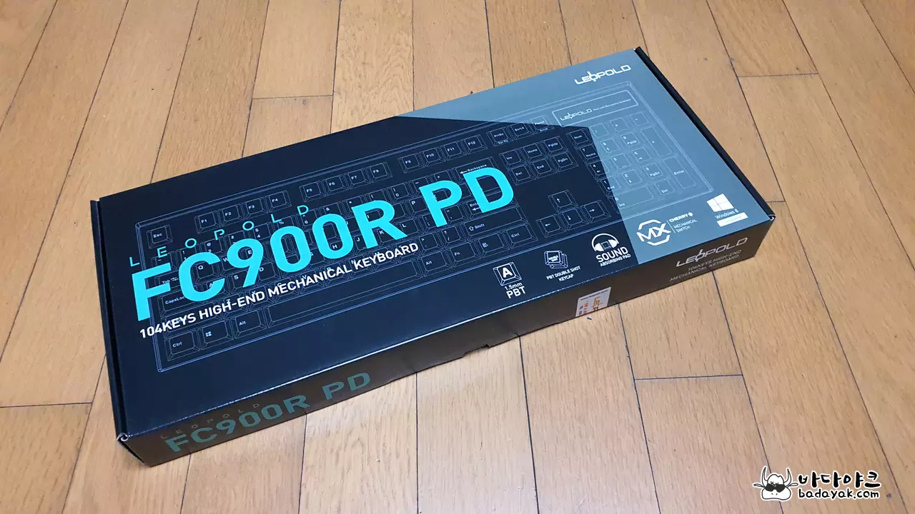 레오폴드 저소음 적축 키보드 FC900R PD 제품 박스