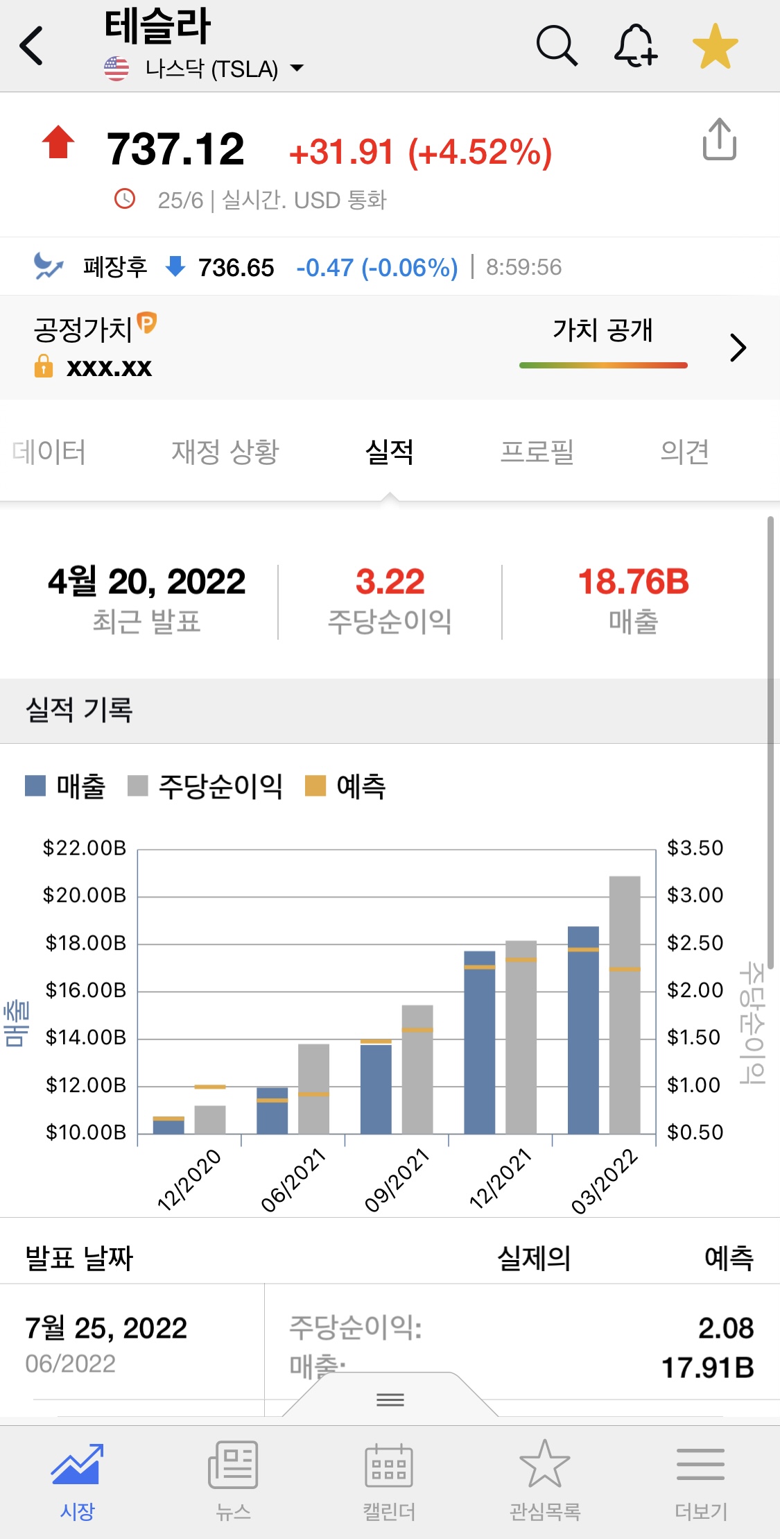  미국주식 실적발표 확인하는 법