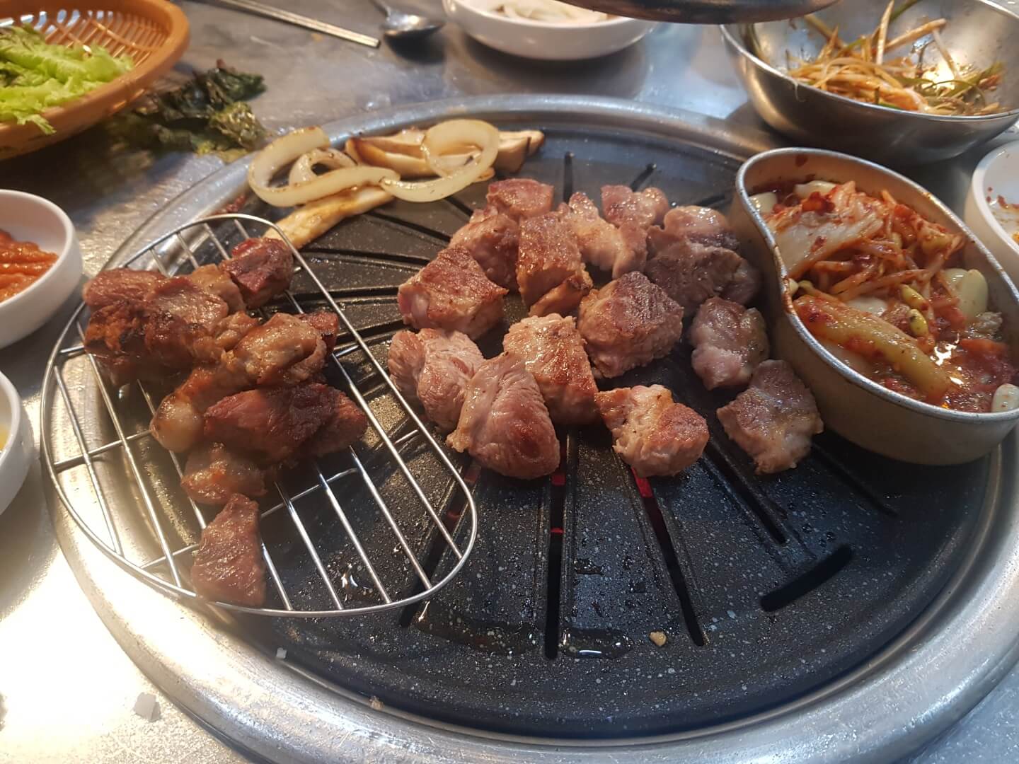 동대문구 회기 맛집 일번지 숯불 대왕 갈비 리뷰 가성비 목살 맛집