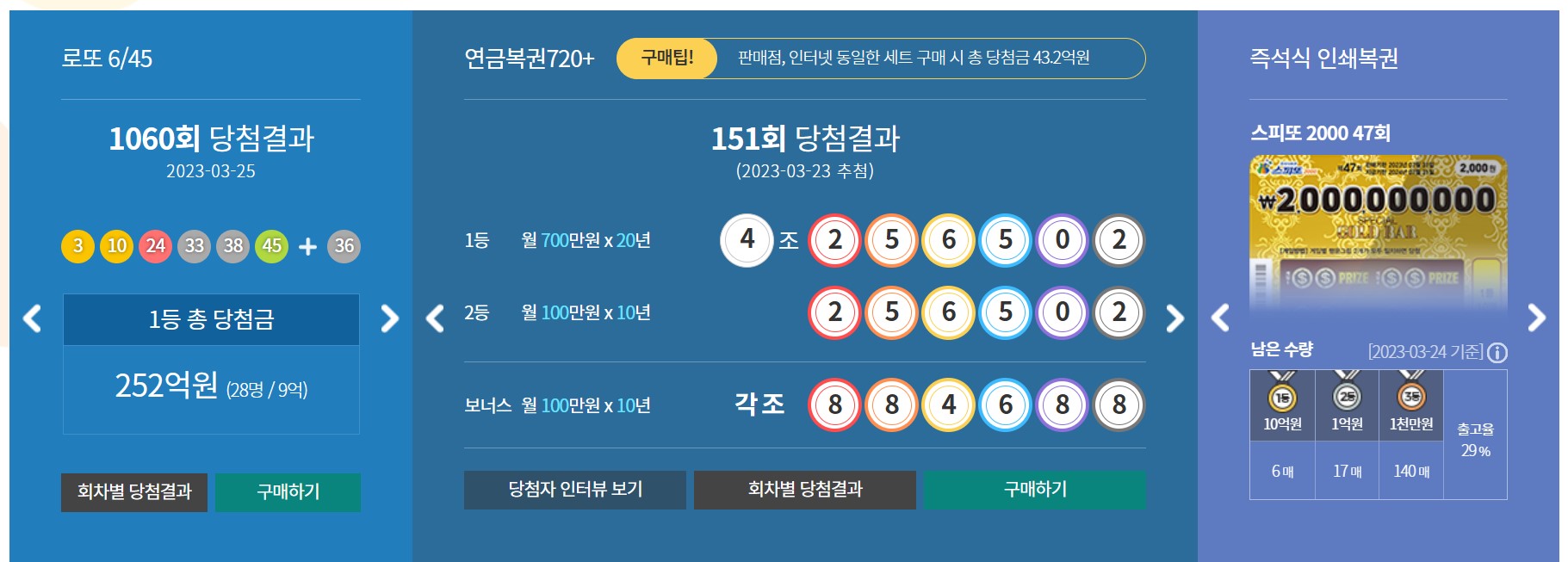 로또 복권 구매하기