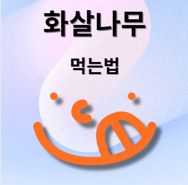 화살나무 먹는법