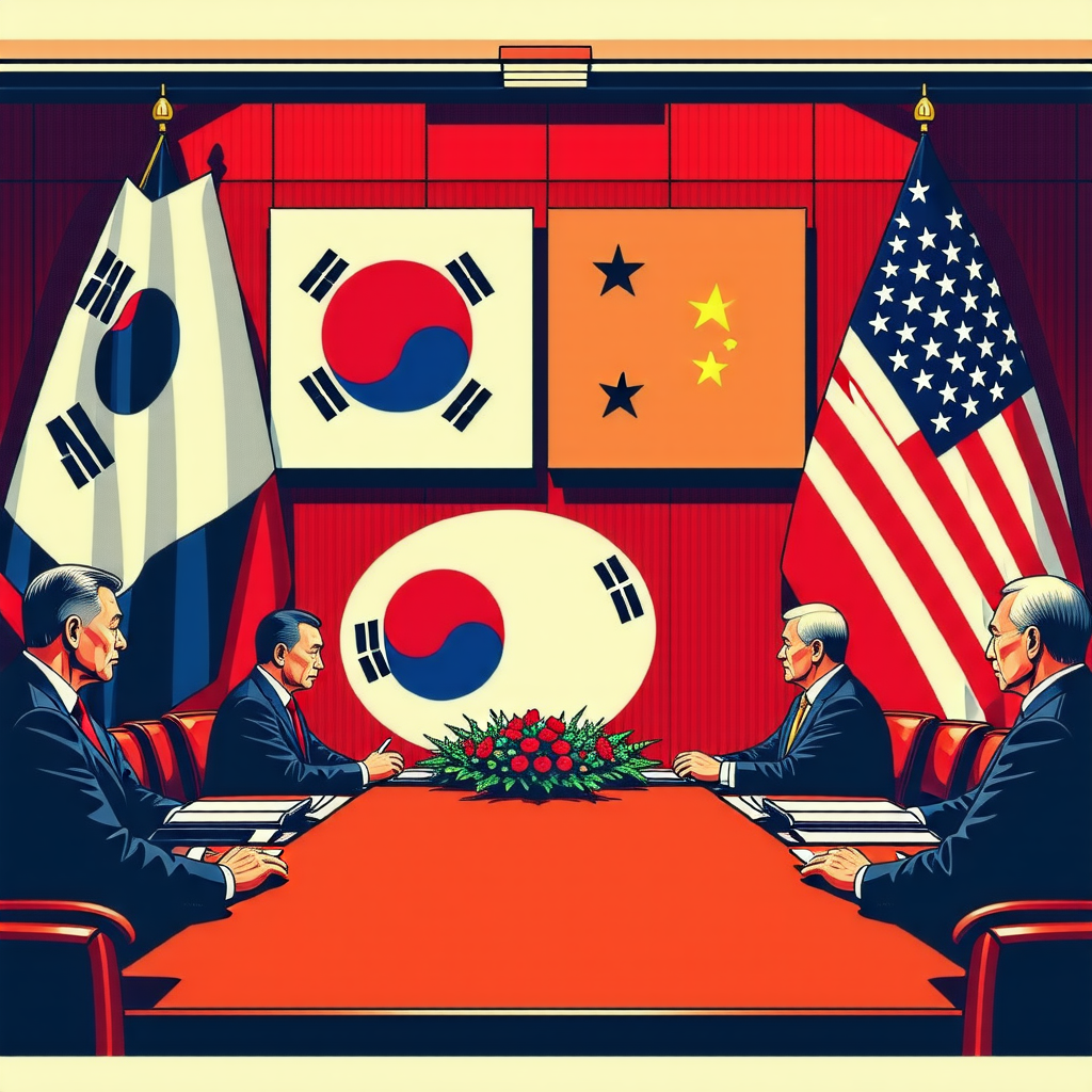 한국의 외교 전략을 나타내는 이미지