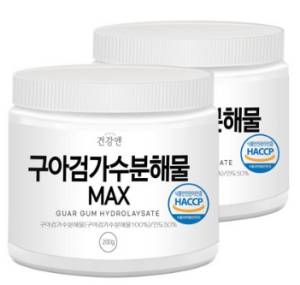 건강앤 구아검 가수분해물 MAX 200g&#44; 2통