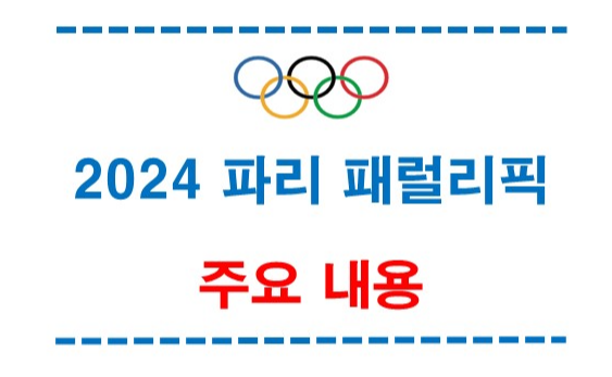 2024 파리 패럴림픽 개요 및 주요 정보