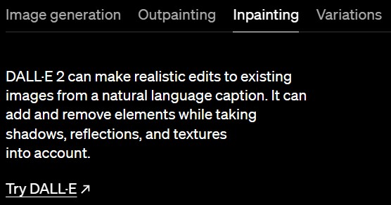 DALL-E2 기능 - Inpainting