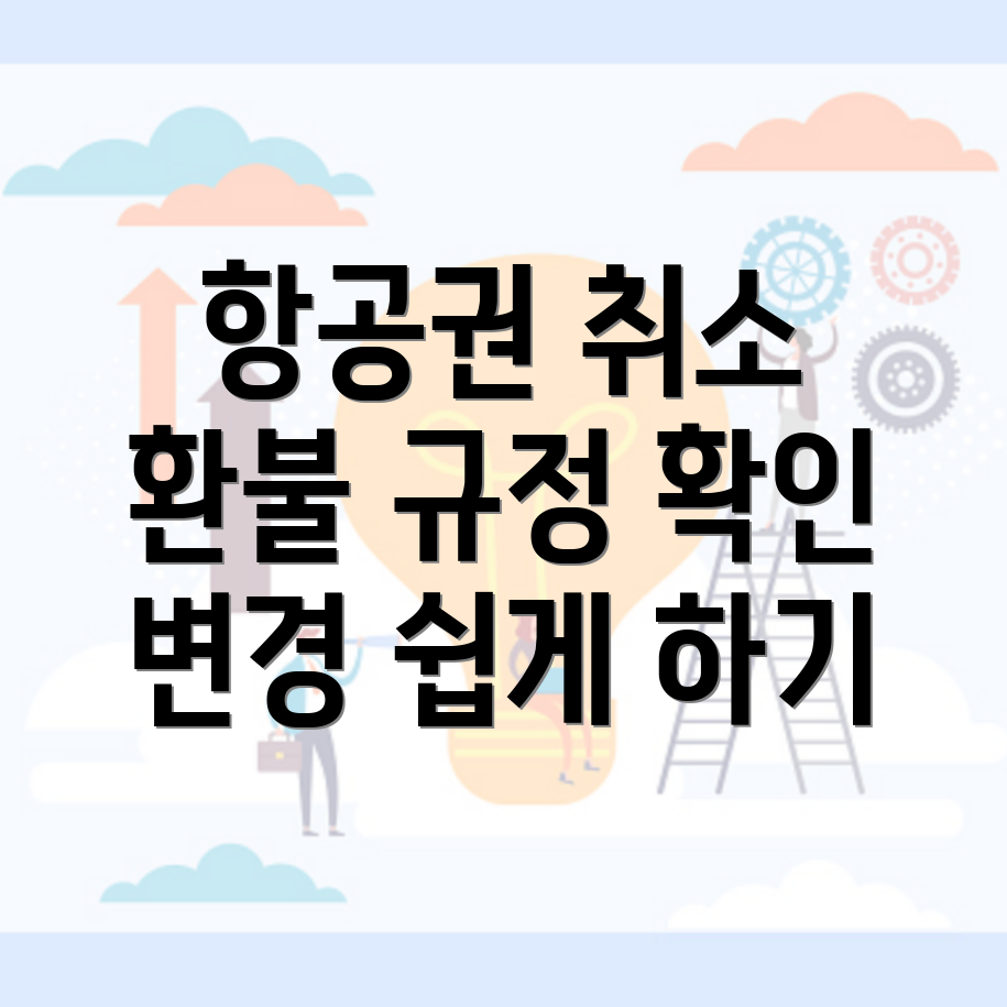 항공권 취소