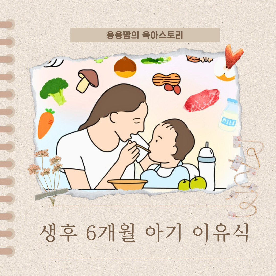 생후 6개월 아기 이유식 시작