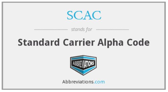  SCAC(Standard Carrier Alpha Code) '스캇코드' 의미는