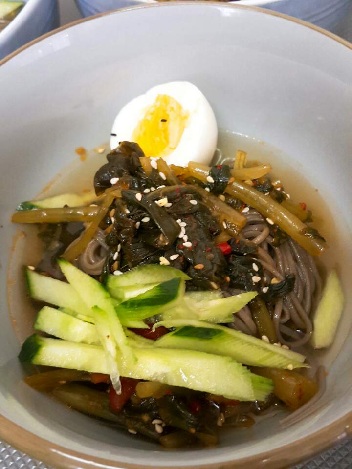  열무 물냉면 레시피- 열무 모밀 냉면으로 후다닥 한끼 해결!