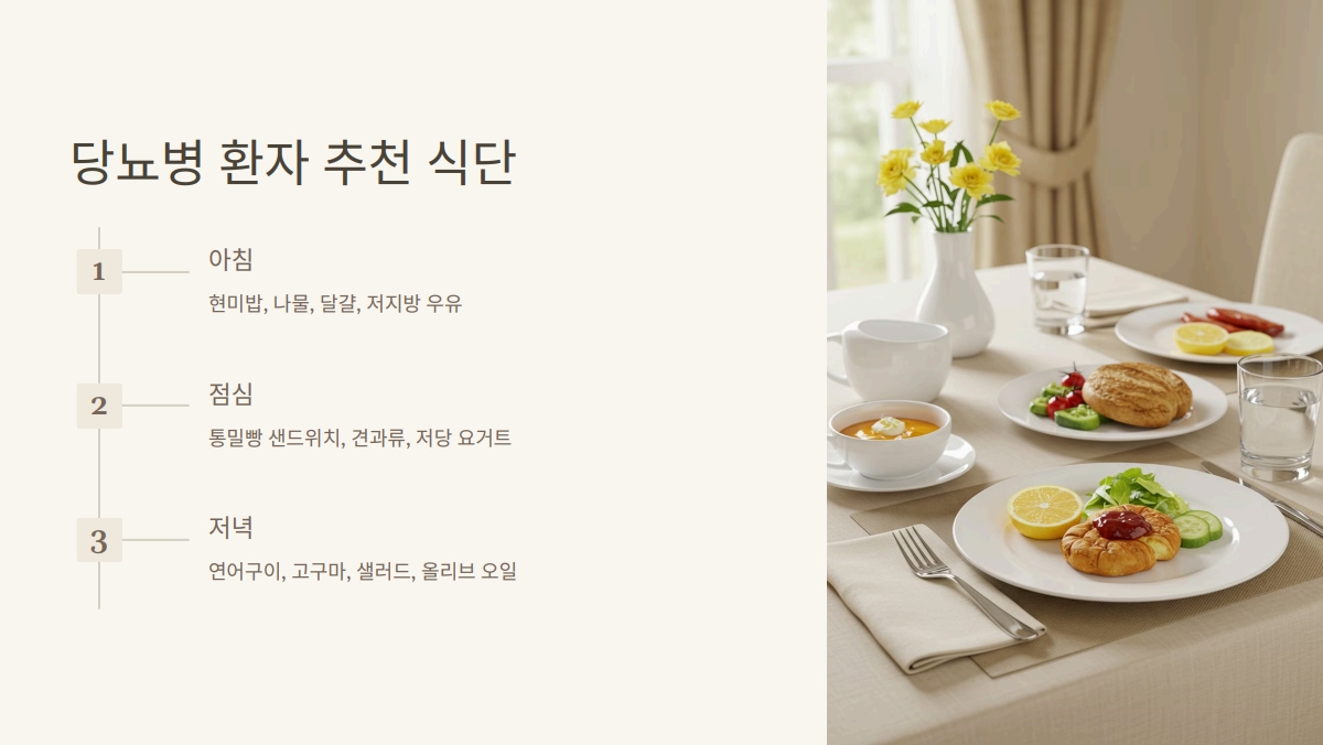 당뇨병 환자 식습관