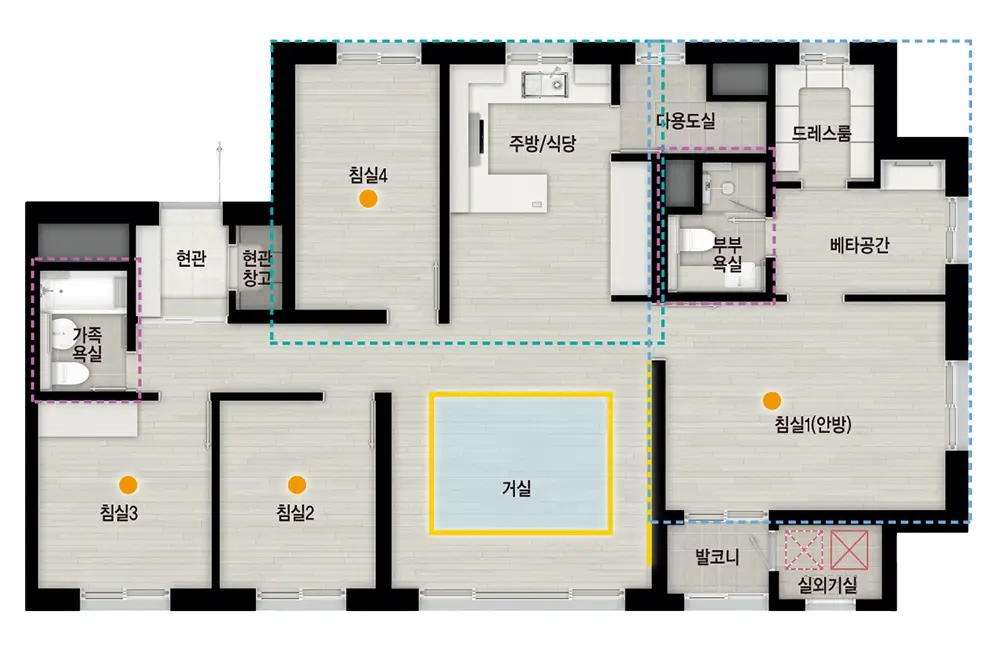 평촌자이-퍼스니티-분양가-청약-평면도