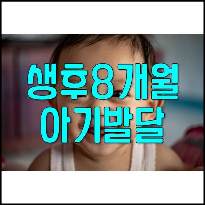  생후 8개월 아기 성장 발달 과정 및 육아(생식기, 보행기)