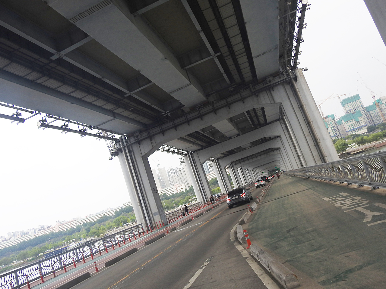 한강 잠수교 세빛섬 고수부지 무지개분수
