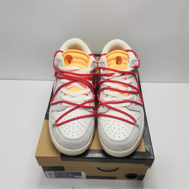  [NIKE] 오프화이트 x 나이키 덩크 로우 더 50 로트 40 The 50 DJ0950-103 남녀공용 (PKgod버전)
