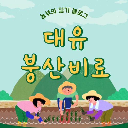 대유 붕산비료