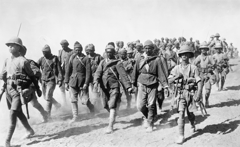 제2차 라마디 전투 인도원정군의 포로가 된 일데림 부대